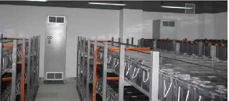 UPS電池室2套獨立運行的化學過濾系統